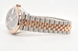 2022 Rolex Datejust 31 Factory Slate Diamond VI Dial 18k Everose Jubilee 278241