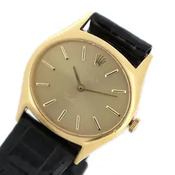 18K Yellow Gold ROLEX Cherini  3802  Cal.1601  Women watch