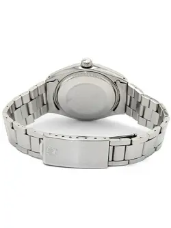 ROLEX Oyster Perpetual Air-King Stainless Steel Blue Dial 34MM Men's Watch Japan