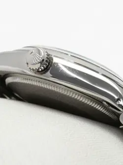 ROLEX Oyster Perpetual Air-King Stainless Steel Blue Dial 34MM Men's Watch Japan