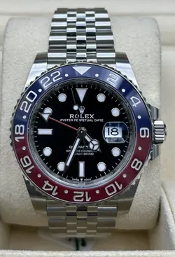NEW 2024 ROLEX GMT-MASTER II PEPSI 126710BLRO JUBILEE BRACELET