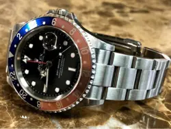 Rolex GMT-Master II 16710 Pepsi D serial Number   Damaged Needs Repair