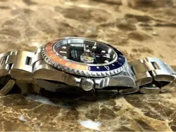 Rolex GMT-Master II 16710 Pepsi D serial Number   Damaged Needs Repair