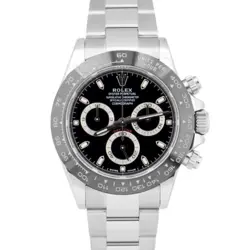 MINT 2022 ROLEX DAYTONA 116500 LN CERAMIC BLACK STAINLESS STEEL 40MM WATCH