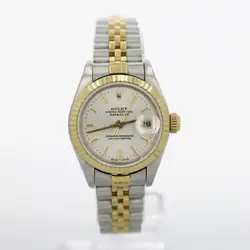 ROLEX DATEJUST 26MM SILVER DIAL YELLOW GOLD / STAINLESS STEEL WOMEN'S WRISTWATCH
