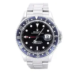 ROLEX GMT MASTER II 16710 STAINLESS STEEL AUTOMATIC MEN'S WATCH