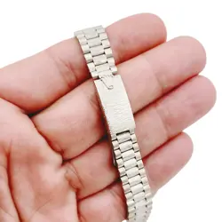 1967 Ladies Rolex 24mm Vintage 18K White Gold Wristwatch w/Diamond Dial. (6517)