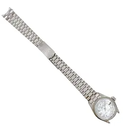 1967 Ladies Rolex 24mm Vintage 18K White Gold Wristwatch w/Diamond Dial. (6517)