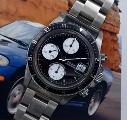 Vintage Tudor by Rolex Oysterdate ref. 79170 Big Block Inverse Panda Chronograph