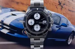 Vintage Tudor by Rolex Oysterdate ref. 79170 Big Block Inverse Panda Chronograph