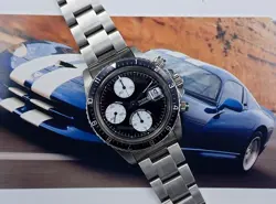 Vintage Tudor by Rolex Oysterdate ref. 79170 Big Block Inverse Panda Chronograph