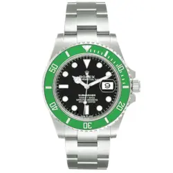 2003 MEN'S ROLEX 40MM SUBMARINER OYSTER PERPETUAL STAINLESS STEEL WRISTWATCH.