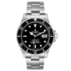DATE STEEL WRISTWATCH