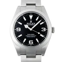 ROLEX 214270 EXPLORER 1 BLACK DIAL 39MM AUTOMATIC STAINLESS STEEL MEN'S WATCH