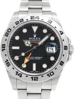 ROLEX 216570 EXPLORER 2 BLACK DIAL 42MM AUTOMATIC STAINLESS STEEL MEN'S WATCH
