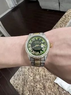 ICED-OUT DIAMOND WATCH