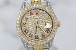 TWO TONE ICED-OUT