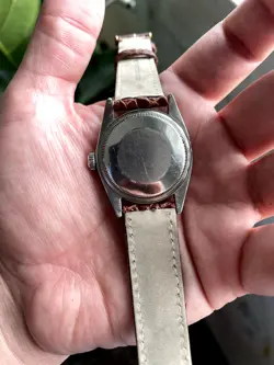 Rolex Date (1967) - Engine Turned Bezel 1501 (w/ JUBILEE Bracelet!)