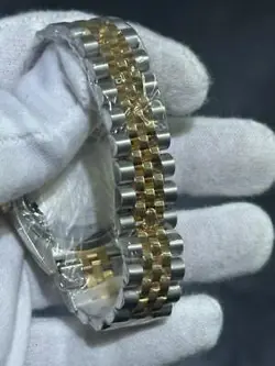 ROLEX 116233 Datejust Oyster Perpetual 18k Gold Jubilee Strap Diamond Dial Watch