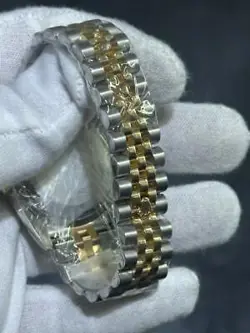 ROLEX 116233 Datejust Oyster Perpetual 18k Gold Jubilee Strap Diamond Dial Watch