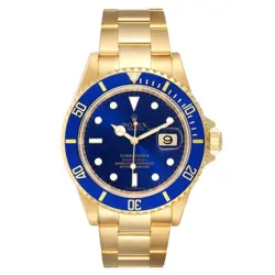 WRISTWATCH W/BLUE DIAL