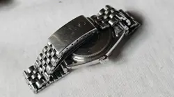 Vintage Rolex 1601 Pie Pan Black Dial Men's Automatic Watch 1970