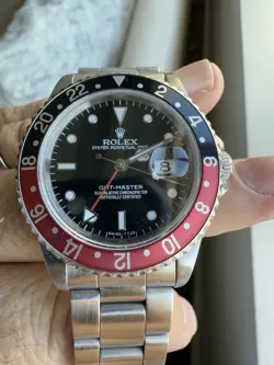 Rolex GMT-Master Red/Black Coke Men’s 40mm 16700 Stainless Steel Oyster Bracelet