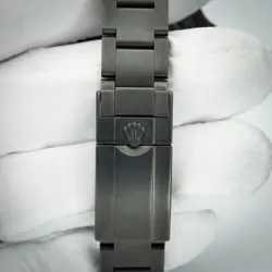 Black Venom 1 of 35 Custom Rolex Explorer 216570 DLC coating in black