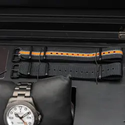 Black Venom 1 of 35 Custom Rolex Explorer 216570 DLC coating in black