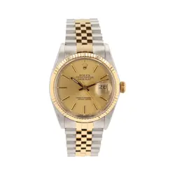 ROLEX DATEJUST YELLOW GOLD STAINLESS STEEL JUBILEE BAND