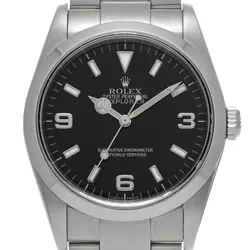 USED ROLEX Explorer 114270 Black Case: 36×36mm Band: 19cm Men's Watch #121416