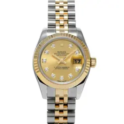 USED ROLEX DATEJUST 179173G CASE: 26×26MM BAND: 16.5CM LADIES WATCH #121156