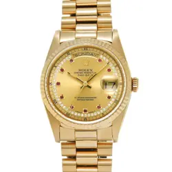 18238LR CHAMPAGNE/DIAMOND/RUBY DIAL