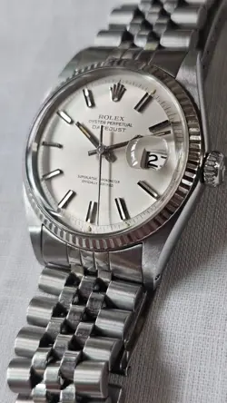 VINTAGE ROLEX 1601 PIE-PAN DIAL  MEN'S AUTOMATIC WATCH 1974