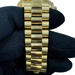 Rolex Day-Date 18038LS 10P Sapphire Gold Dial Automatic 36mm Men's Watch