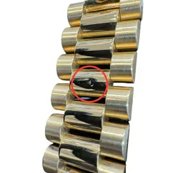 Rolex Day-Date 18038LS 10P Sapphire Gold Dial Automatic 36mm Men's Watch