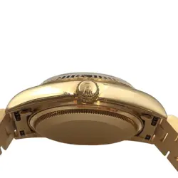 Rolex Day-Date 18038LS 10P Sapphire Gold Dial Automatic 36mm Men's Watch