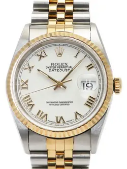 ROLEX DATEJUST 16233 W MEN'S AUTOMATIC #T070