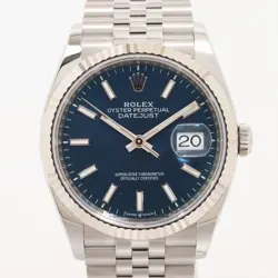 ROLEX DATEJUST 126234 SS×WG AT BLUE-FACE 3 EXTRA LINKS
