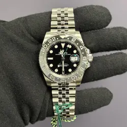 ROLEX GMT-MASTER II 40MM BLACK DIAL 126710GRNR