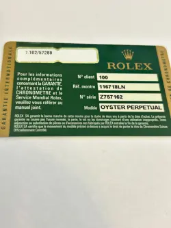 GUARANTEE WARRANTY 2007