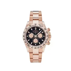 ROLEX DAYTONA 116505  ROSE GOLD BLACK DIAL MEN'S WATCH (2018)