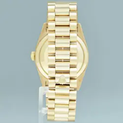 1991 MINT Rolex President Champagne Diamond Double Quick Gold Watch 18238 Box