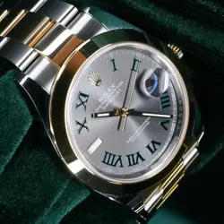 NEW UNWORN 2024 Rolex Datejust Two Tone “Wimbledon” Grey Dial FULL SET 126303