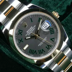 NEW UNWORN 2024 Rolex Datejust Two Tone “Wimbledon” Grey Dial FULL SET 126303