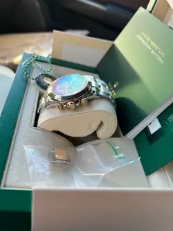 STEEL/18K GOLD CHRONO