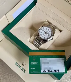 WHITE DIAL 126300