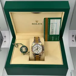 B&P ROLEX  DAYTONA 116503 40MM WHITE CHRONOGRAPH SMALL LUMINOUS INDEX DIAL