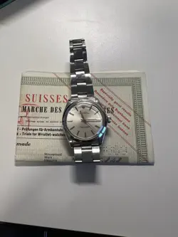 ROLEX 34MM OYSTER PERPETUAL WATCH 1002 WITH PAPERS