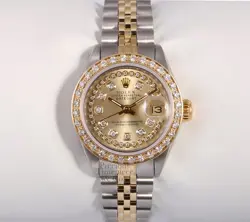 DIAMOND BEZEL-CHAMPAGNE
